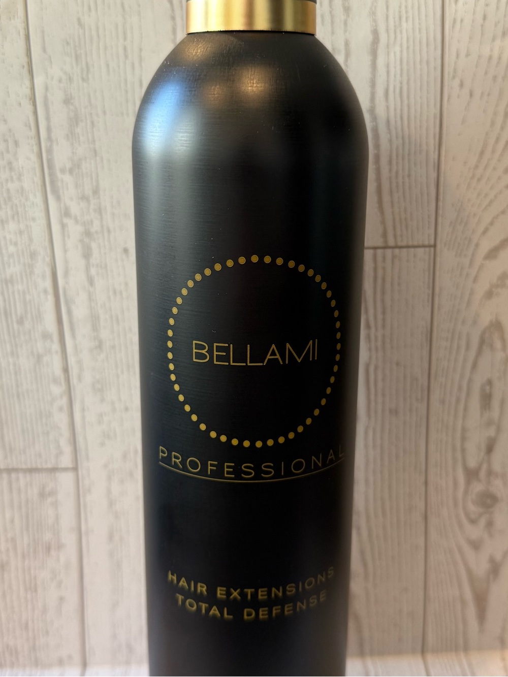 BELLAMI Black and Gold Professional Hair Extensions Defense Spray